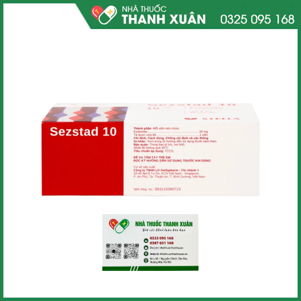 Sezstad 10 trị tăng cholesterol máu nguyên phá